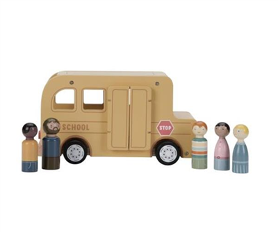 School bus with dolls  