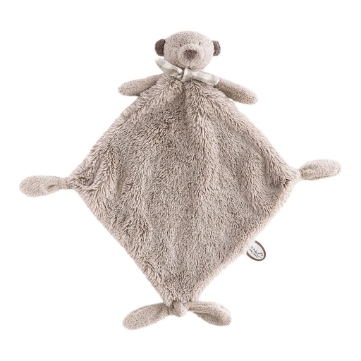 Ours Doudou Noann grijsbeige 
