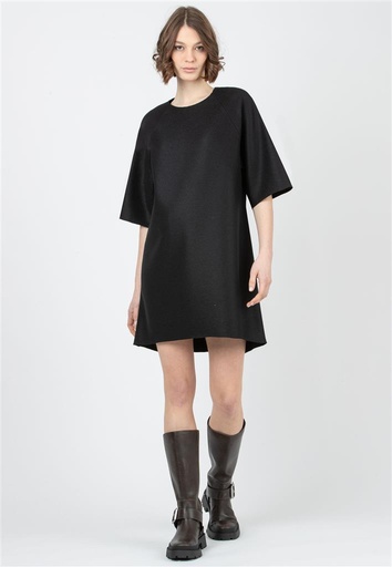 Dress Viky zwart strepen 