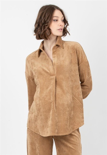 Blouse Olivia V beige 