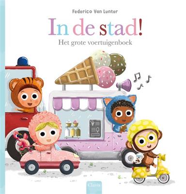 In de stad. grote voertuigenboek  
