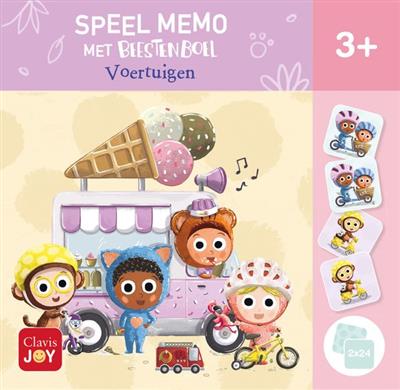 Memo spel met Beestenboel - voertuigen  