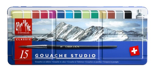 Gouache 15 couleurs  