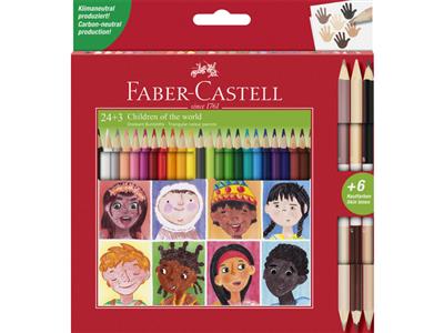 Crayons de couleur 27 pièces  