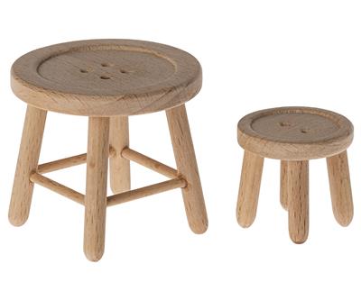 Mini tafel en stoel 5cm  
