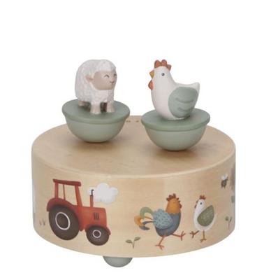 Wooden music box Little Farm