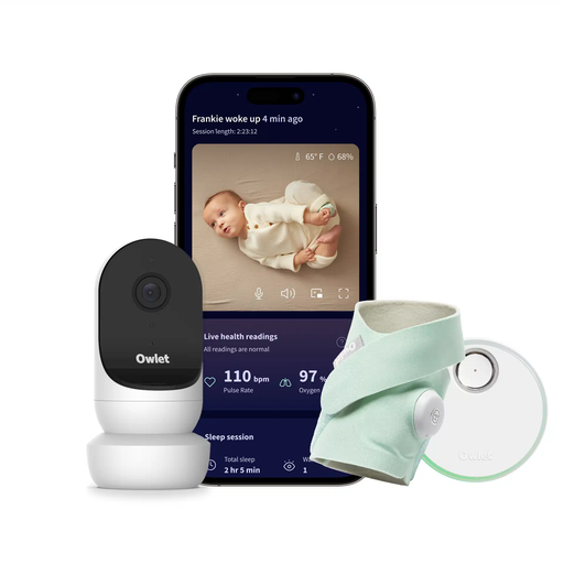 Babyfoon (camera + dream sock) mint  