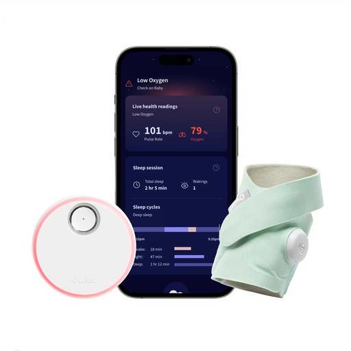 Baby monitor dream sock mint  