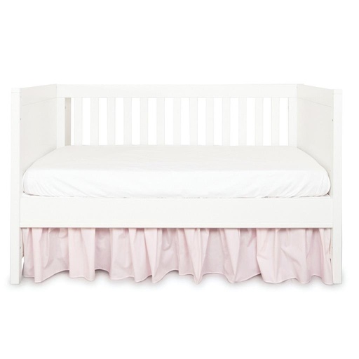 Jupe de lit (70x140cm) coton rose