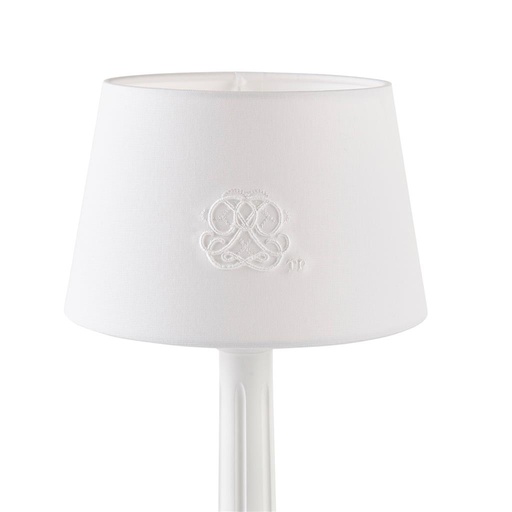 Lampshade small cotton white