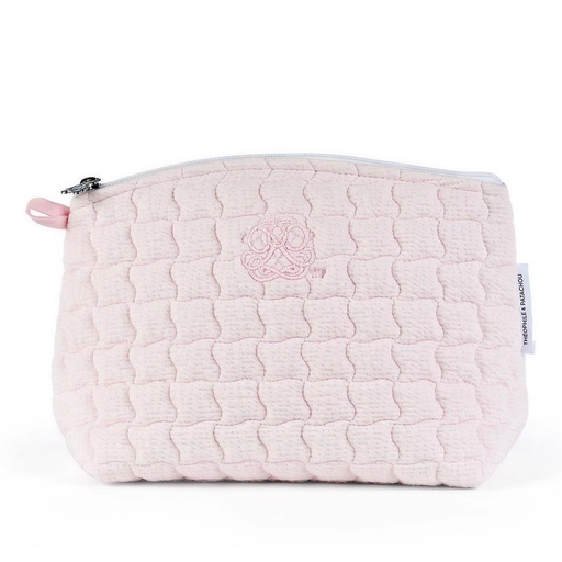 Toiletry bag cotton pink 