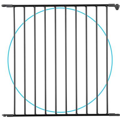 Extension pour rail de porte Flex (72cm) zwart 